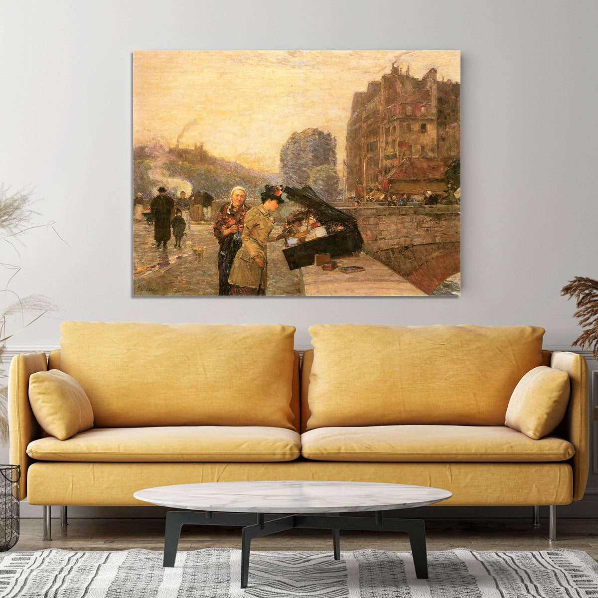 St Michel by Hassam Canvas Print or Poster - Canvas Art Rocks - 4