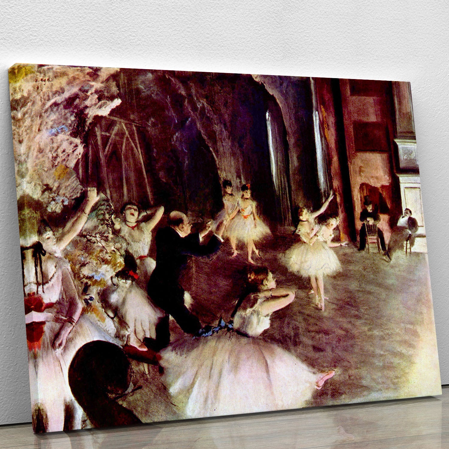 Stage trial by Degas Canvas Print or Poster - Canvas Art Rocks - 1