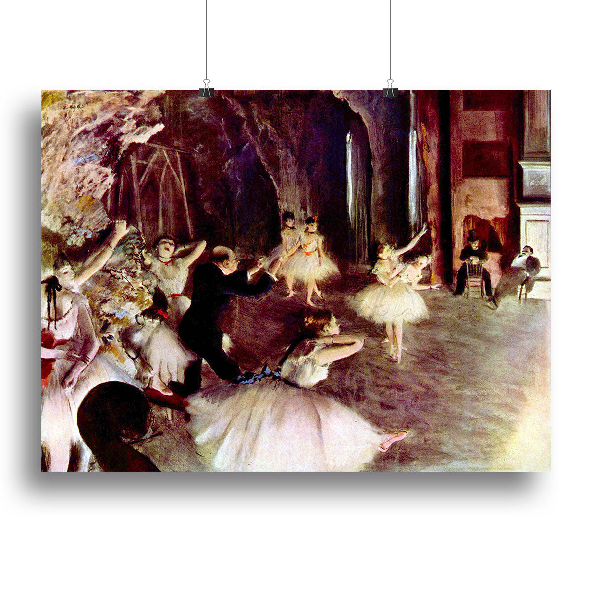 Stage trial by Degas Canvas Print or Poster - Canvas Art Rocks - 2
