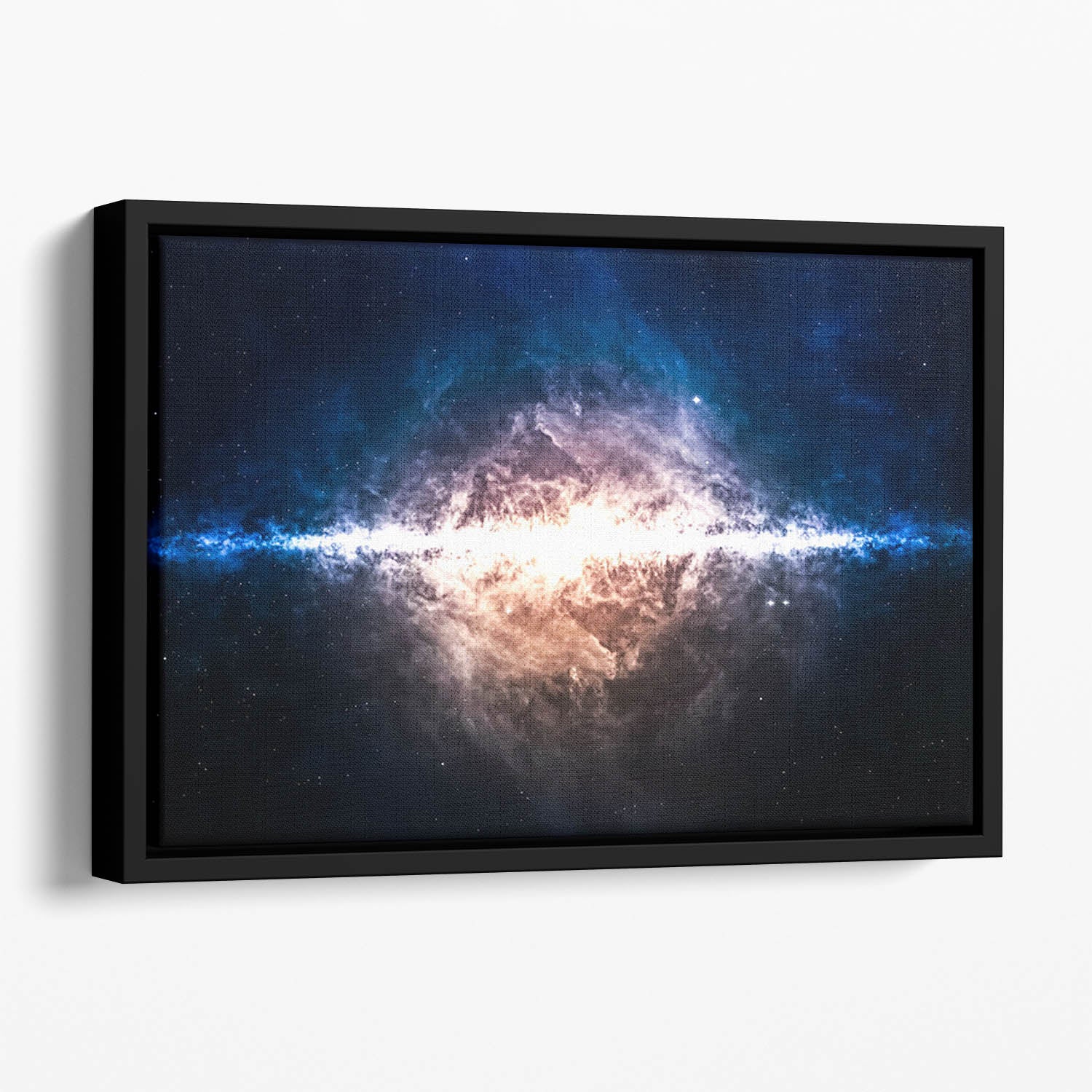 Star field in deep space Floating Framed Canvas