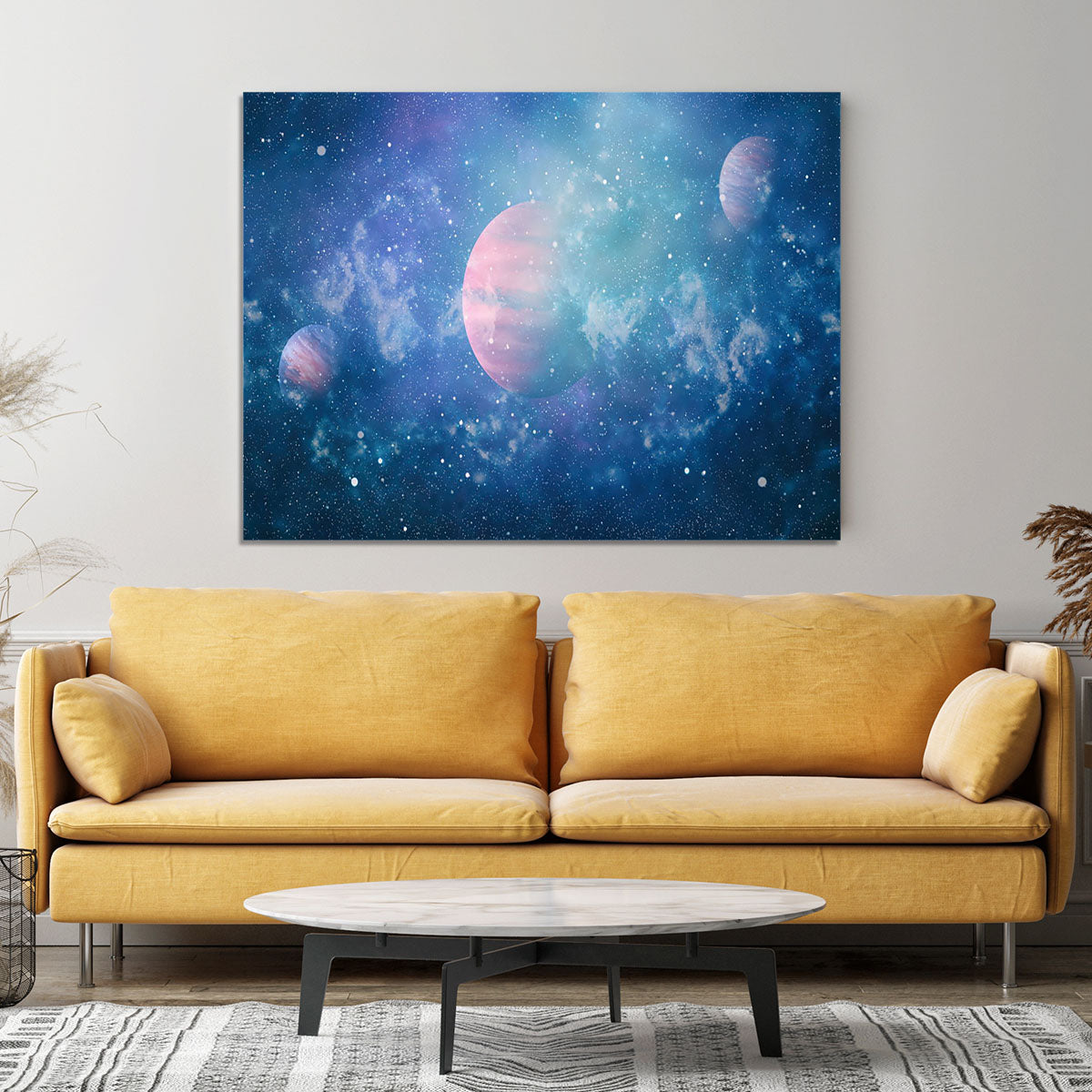 Stary Planet Space Canvas Print or Poster - Canvas Art Rocks - 4