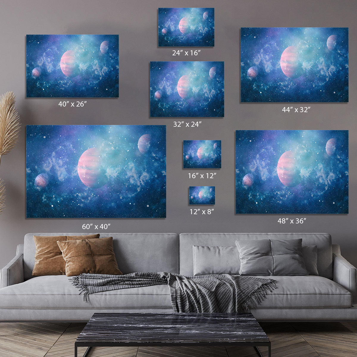Stary Planet Space Canvas Print or Poster - Canvas Art Rocks - 7