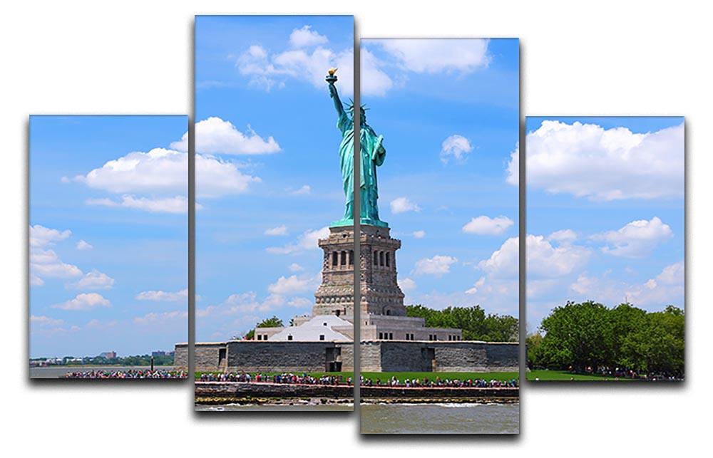 Statue of Liberty 4 Split Panel Canvas  - Canvas Art Rocks - 1