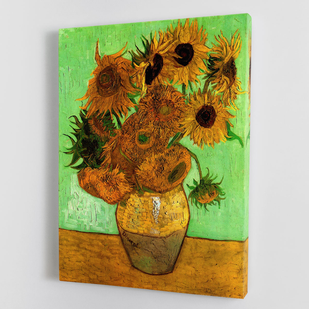 Still Life Vase with Twelve Sunflowers 2 by Van Gogh Canvas Print or Poster - Canvas Art Rocks - 1