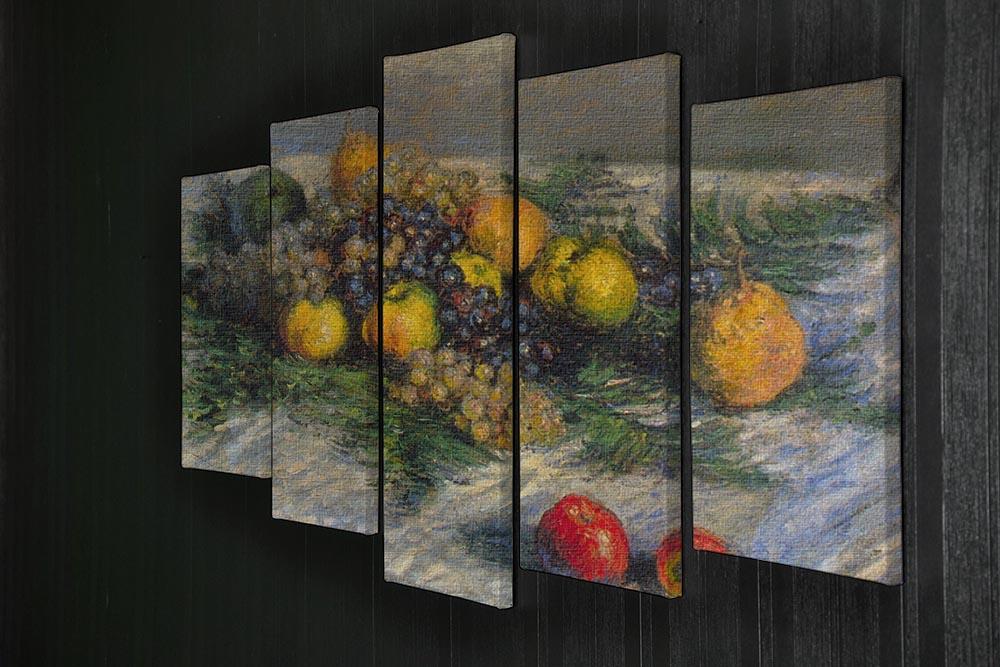 Still Life by Monet 5 Split Panel Canvas - Canvas Art Rocks - 2