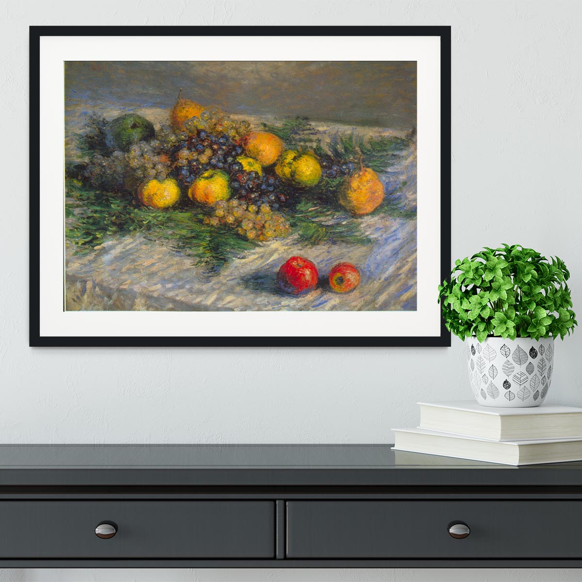 Still Life by Monet Framed Print - Canvas Art Rocks - 1