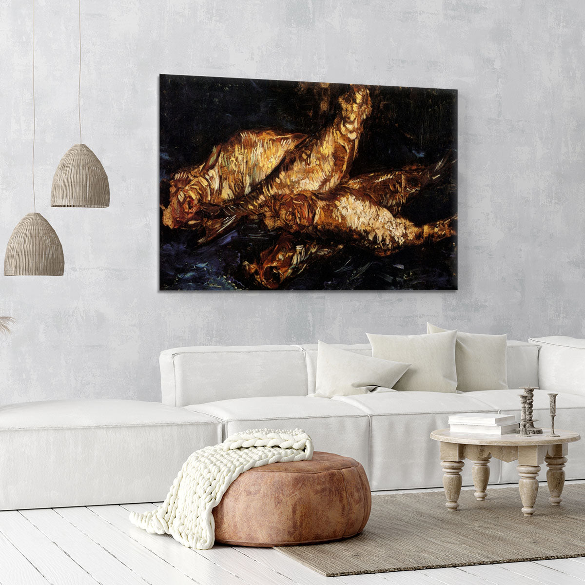 Still Life with Bloaters by Van Gogh Canvas Print or Poster - Canvas Art Rocks - 6