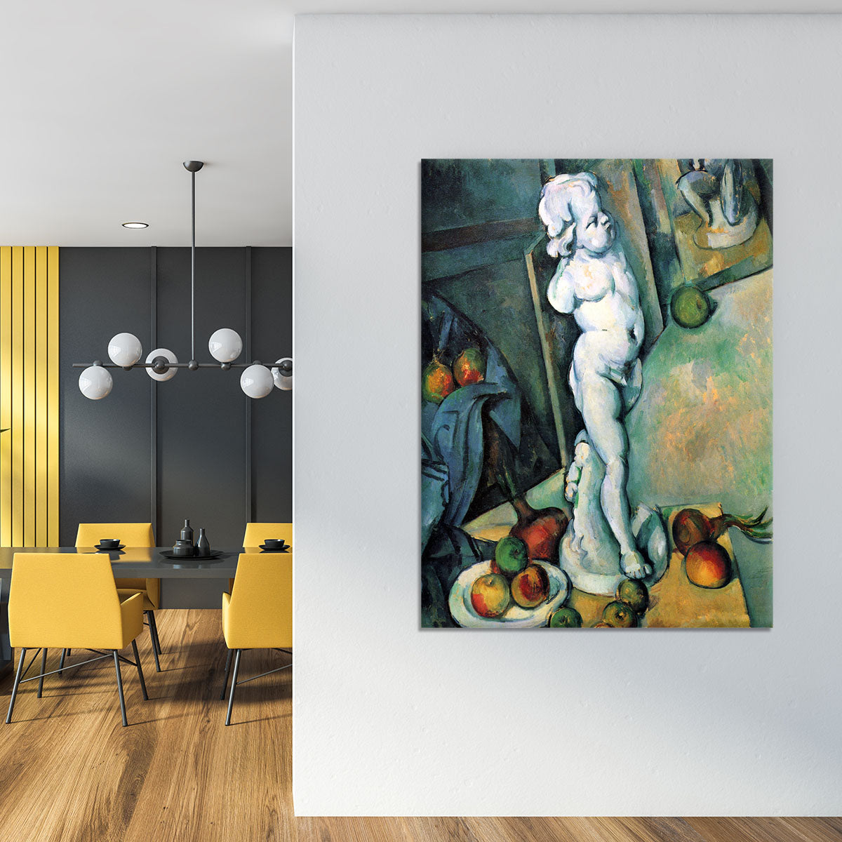 Still Life with Cherub by Cezanne Canvas Print or Poster - Canvas Art Rocks - 4