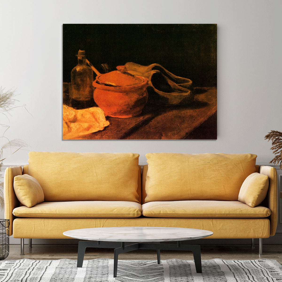 Still Life with Earthenware Bottle and Clogs by Van Gogh Canvas Print or Poster - Canvas Art Rocks - 4