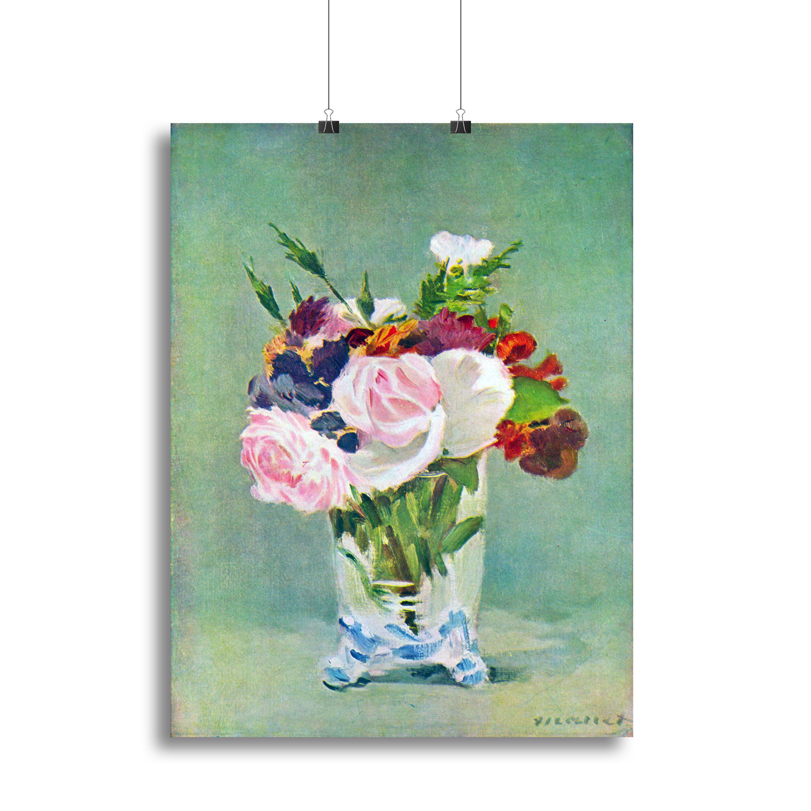 Still Life with Flowers 2 by Manet Canvas Print or Poster - Canvas Art Rocks - 2