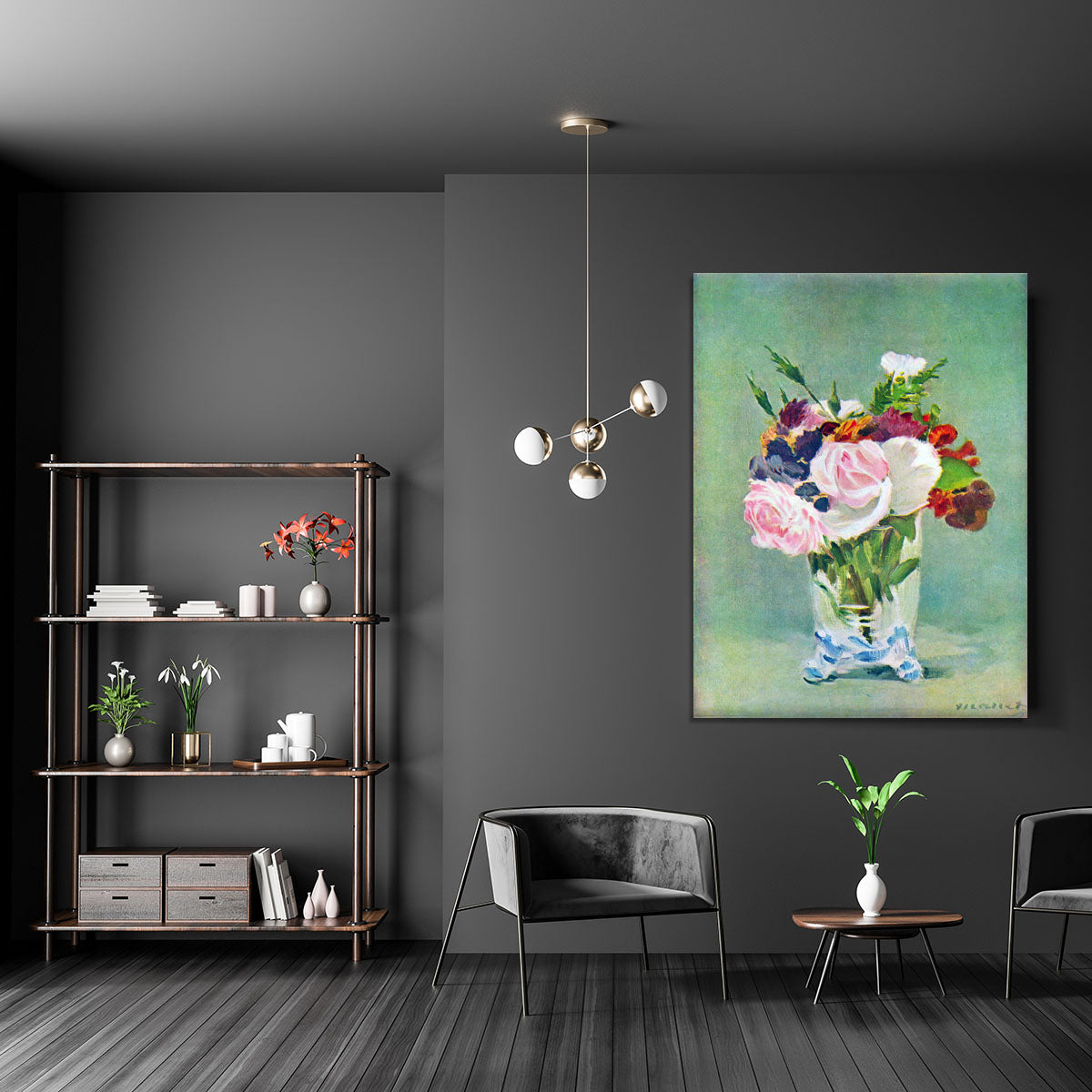 Still Life with Flowers 2 by Manet Canvas Print or Poster - Canvas Art Rocks - 5