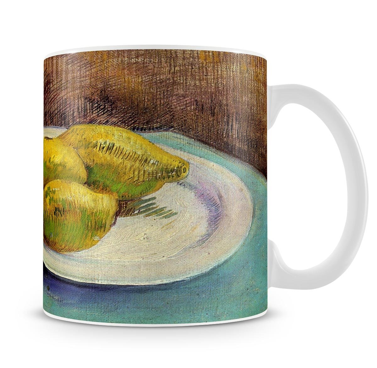 Still Life with Lemons on a Plate by Van Gogh Mug - Canvas Art Rocks - 4