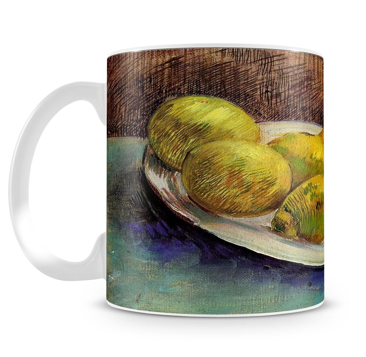 Still Life with Lemons on a Plate by Van Gogh Mug - Canvas Art Rocks - 4
