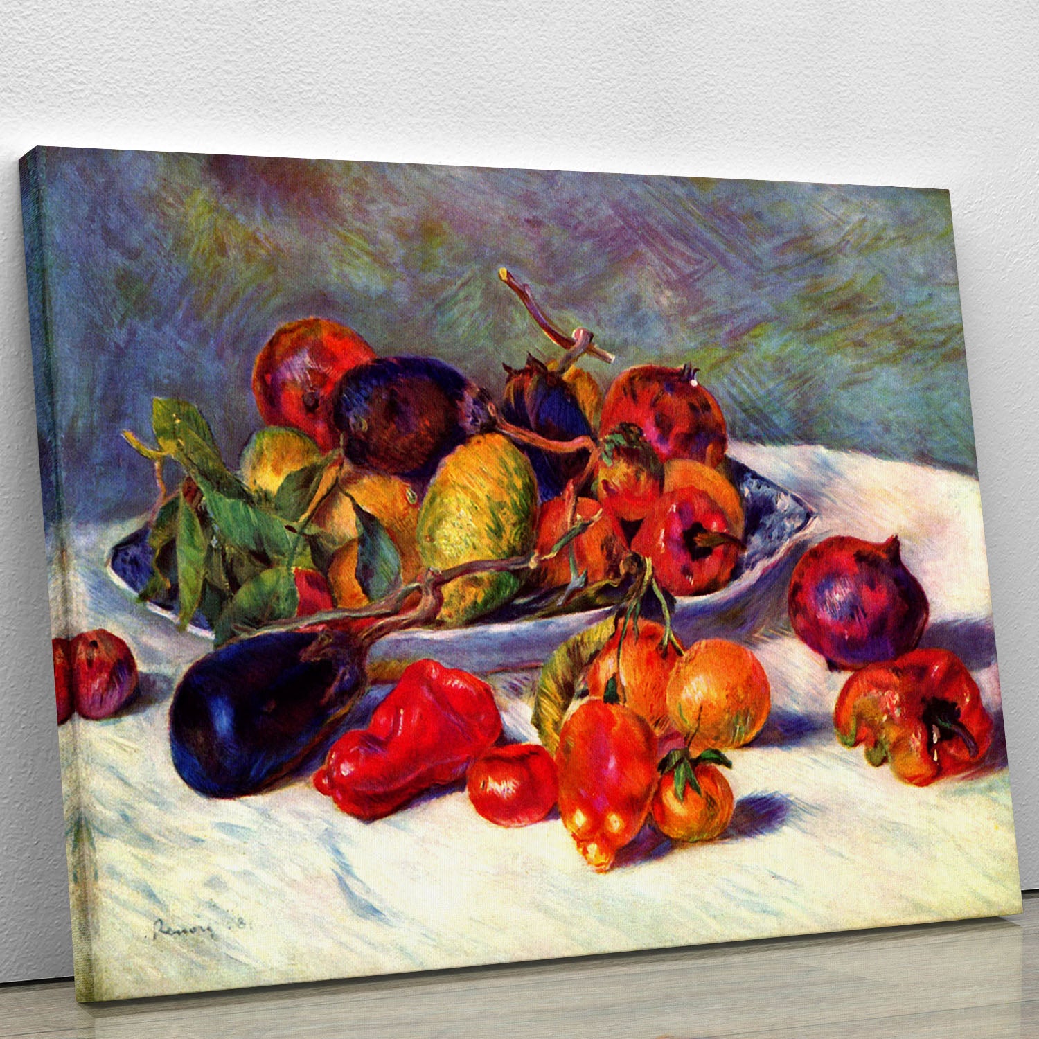Still life with tropical fruits by Renoir Canvas Print or Poster - Canvas Art Rocks - 1