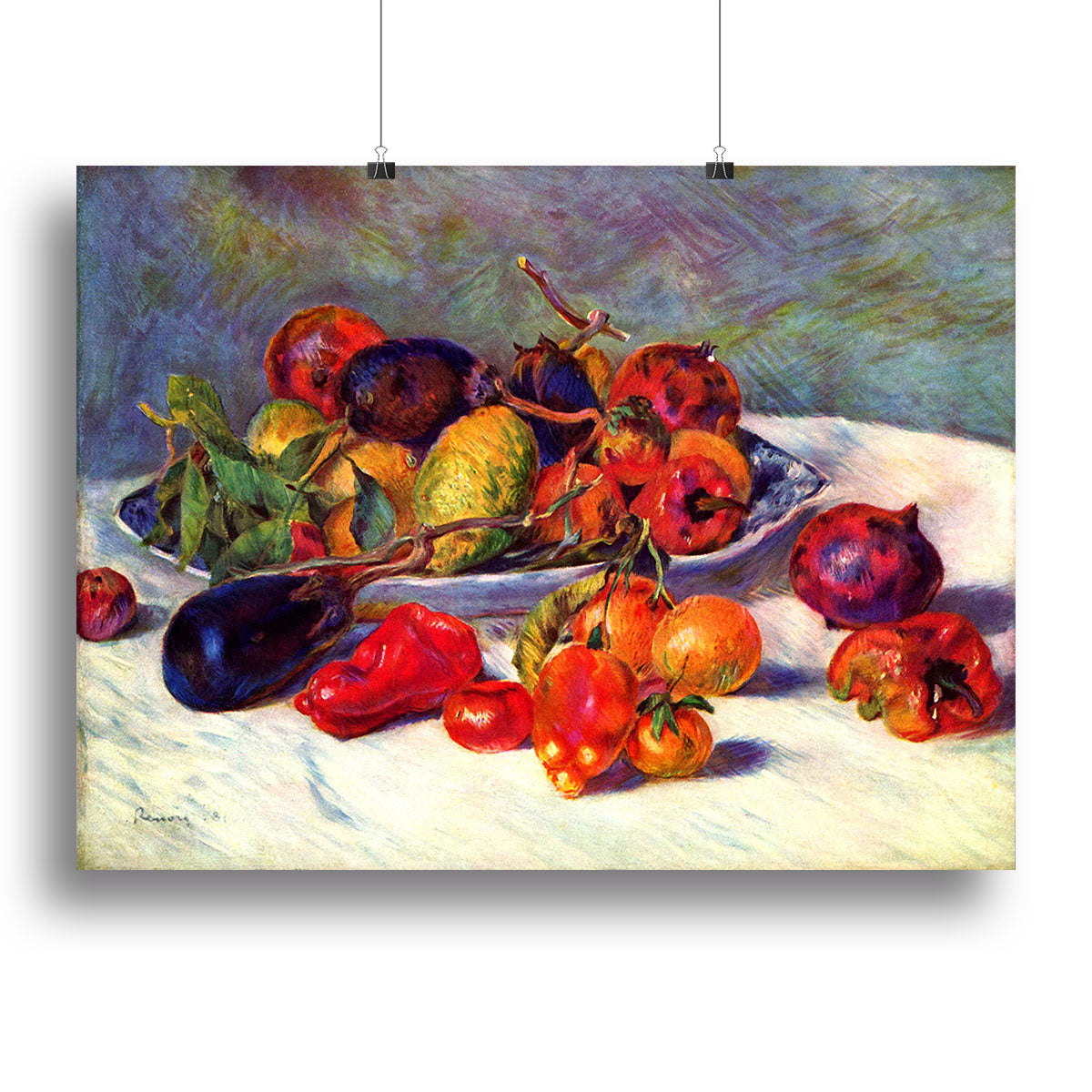 Still life with tropical fruits by Renoir Canvas Print or Poster - Canvas Art Rocks - 2
