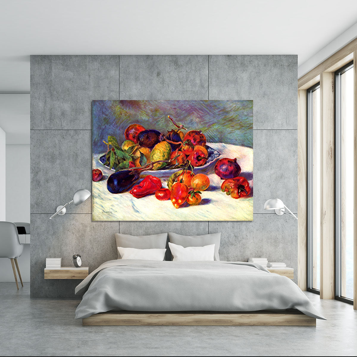 Still life with tropical fruits by Renoir Canvas Print or Poster - Canvas Art Rocks - 5