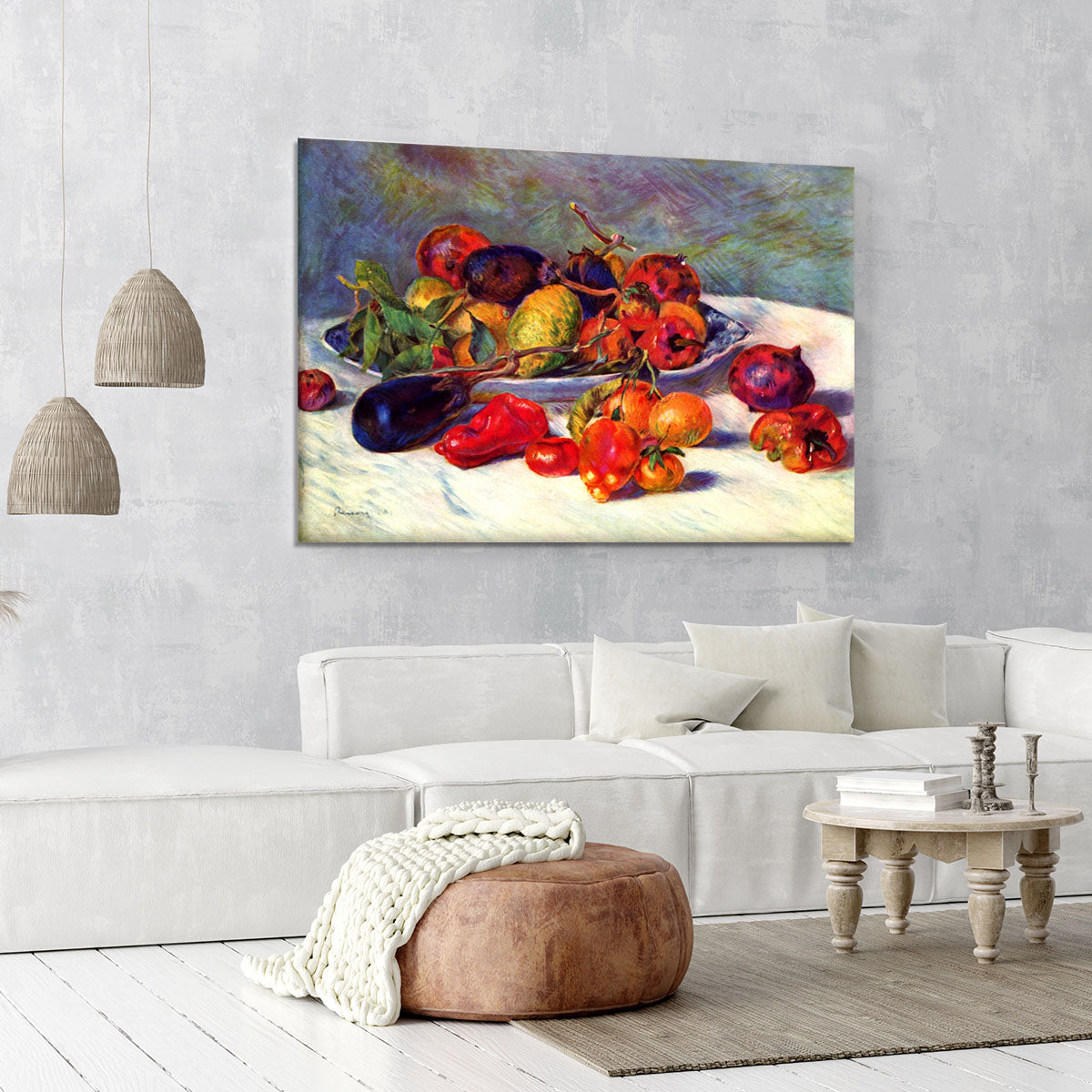 Still life with tropical fruits by Renoir Canvas Print or Poster - Canvas Art Rocks - 6