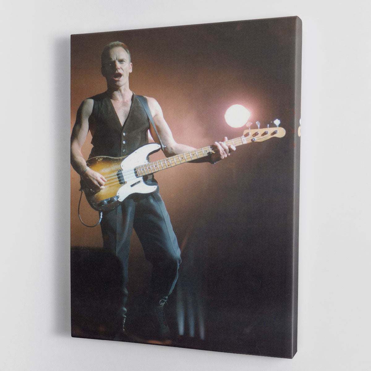 Sting in concert Canvas Print or Poster - Canvas Art Rocks - 1