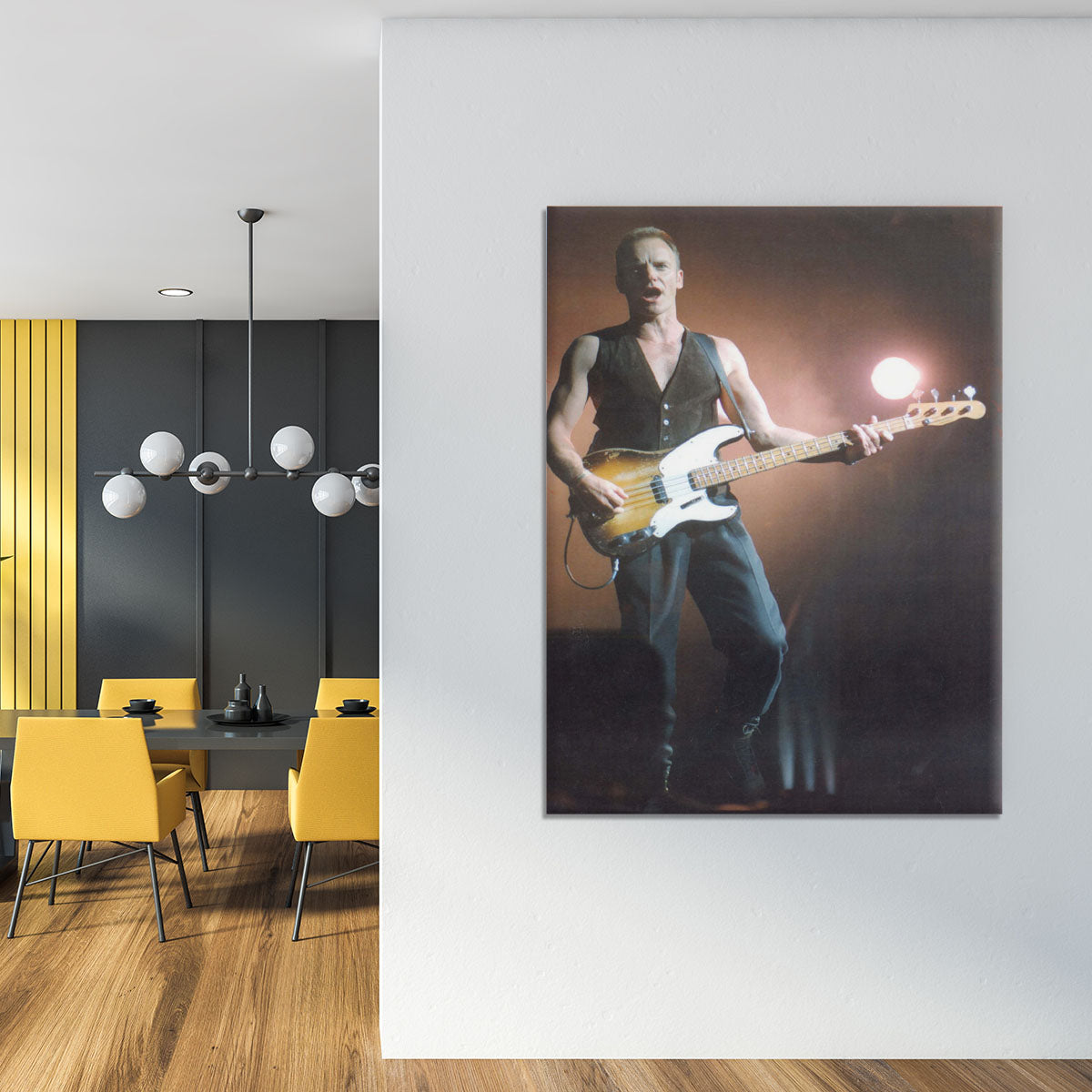 Sting in concert Canvas Print or Poster - Canvas Art Rocks - 4