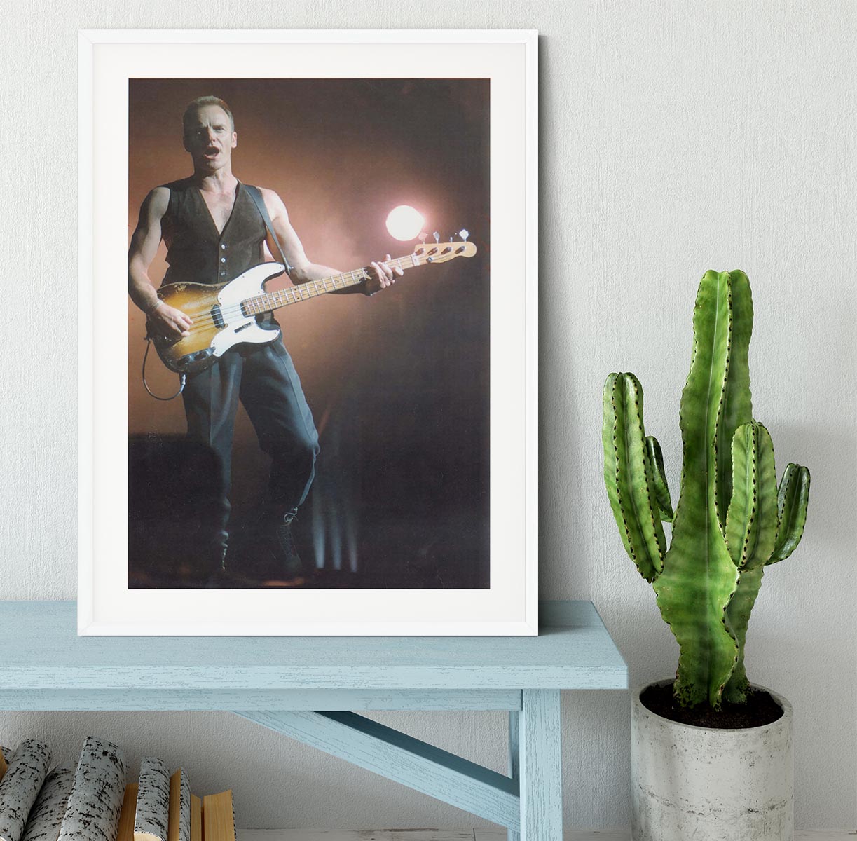 Sting in concert Framed Print - Canvas Art Rocks - 5