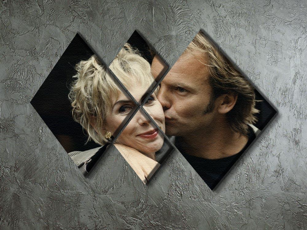 Sting with Trudie 4 Square Multi Panel Canvas - Canvas Art Rocks - 2