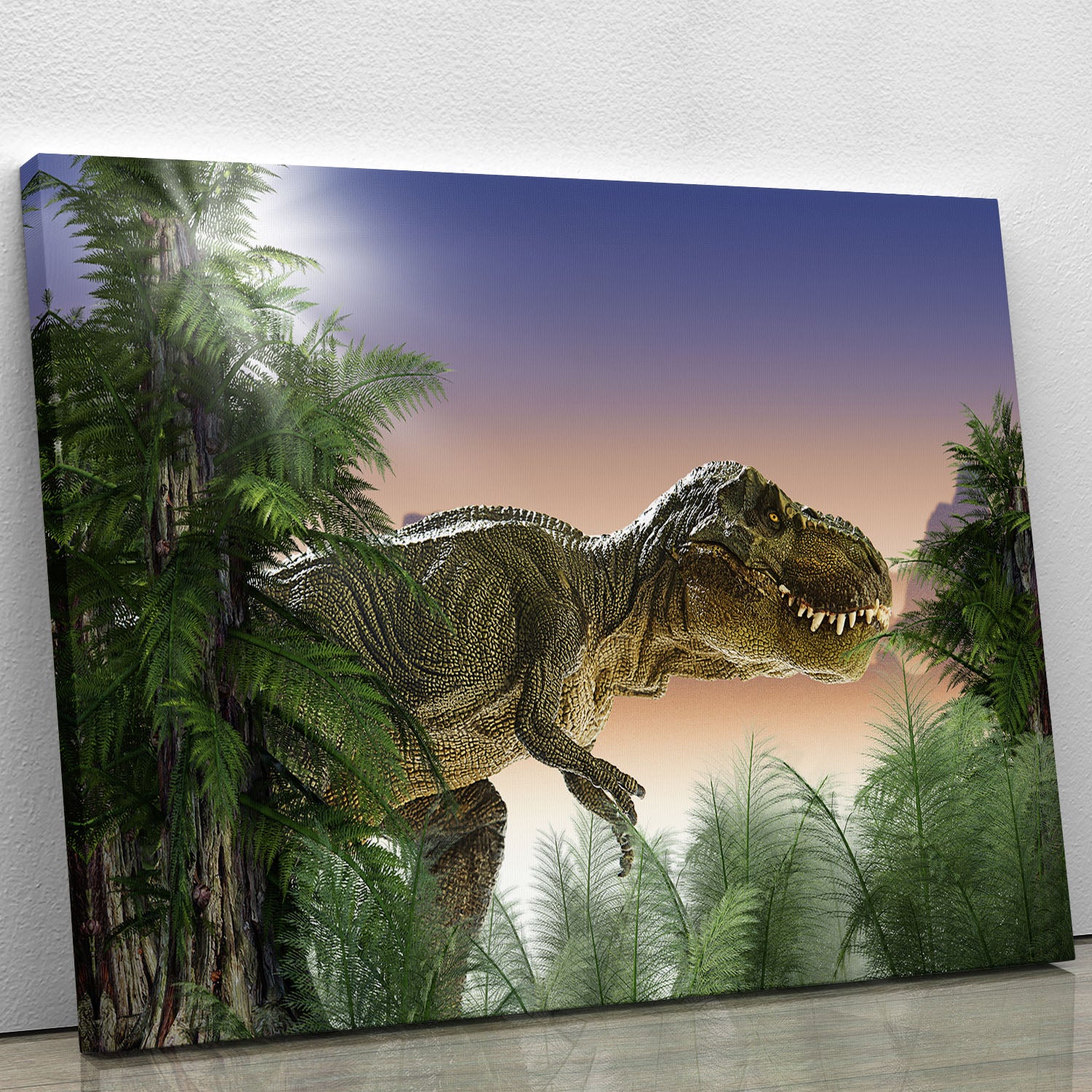 Stock Photo dinosaur Canvas Print or Poster - Canvas Art Rocks - 1