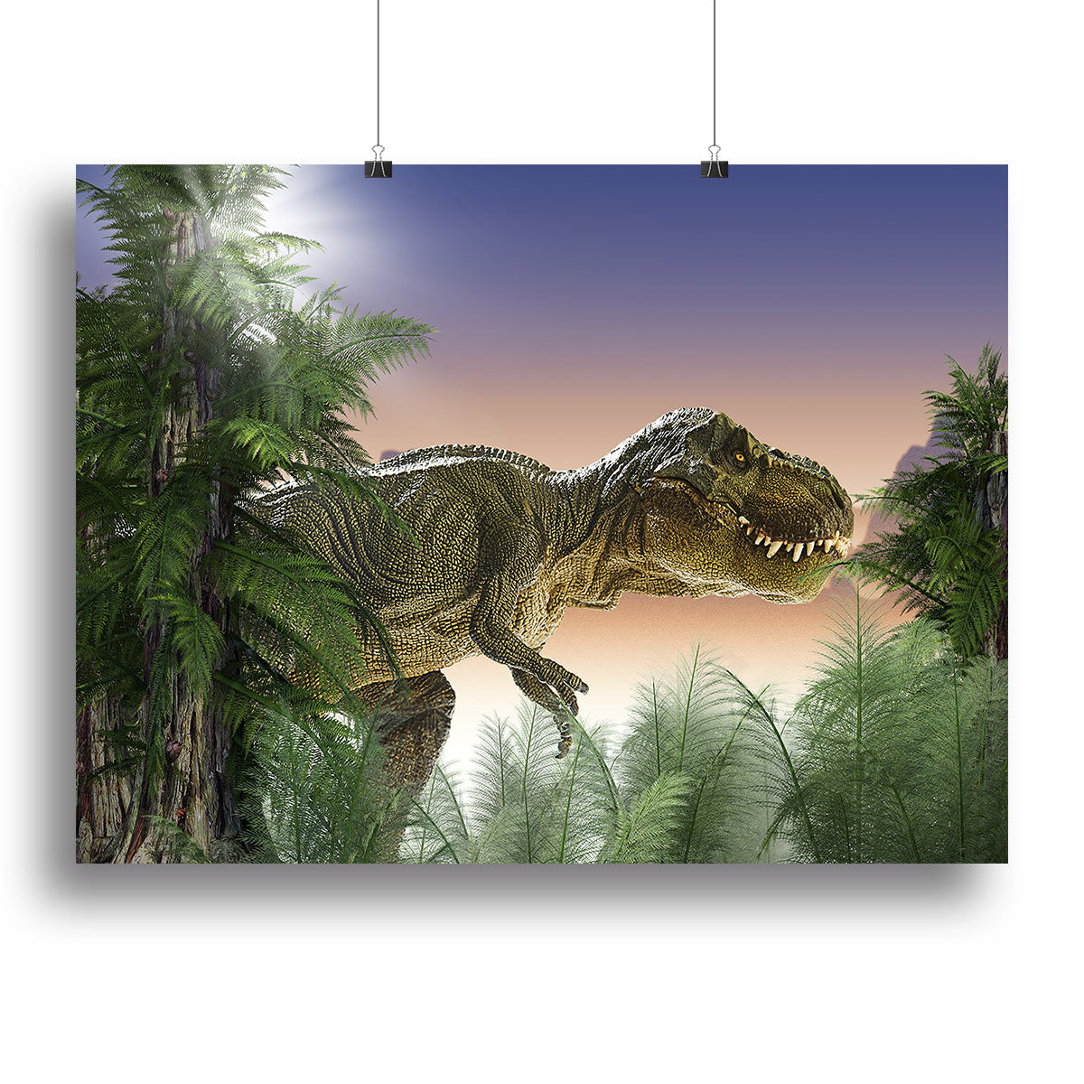 Stock Photo dinosaur Canvas Print or Poster - Canvas Art Rocks - 2