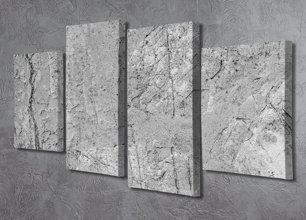 Stone concrete floor 4 Split Panel Canvas - Canvas Art Rocks - 2