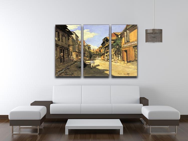 Street of Bavolle 2 by Monet Split Panel Canvas Print - Canvas Art Rocks - 4