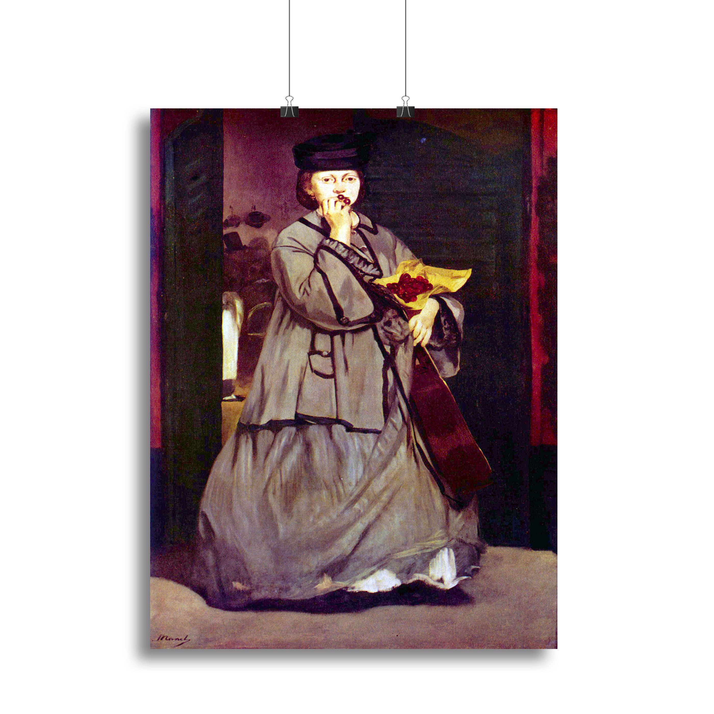 Street singer by Manet Canvas Print or Poster - Canvas Art Rocks - 2