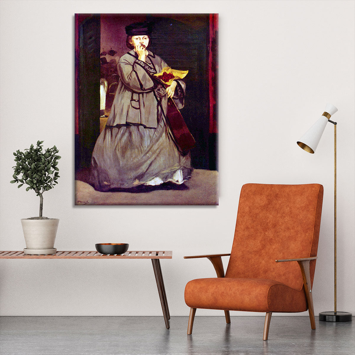 Street singer by Manet Canvas Print or Poster - Canvas Art Rocks - 6