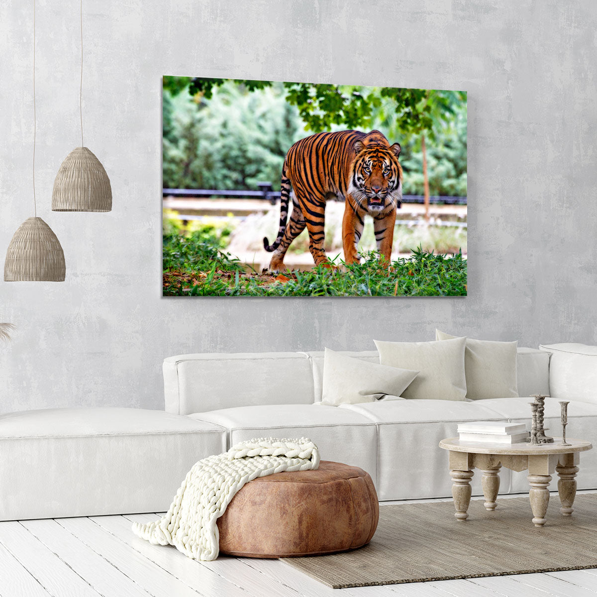Sumatran Tiger Canvas Print or Poster - Canvas Art Rocks - 6