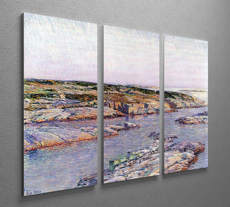 Summer afternoon the Isles of Shoals by Hassam 3 Split Panel Canvas Print - Canvas Art Rocks - 2