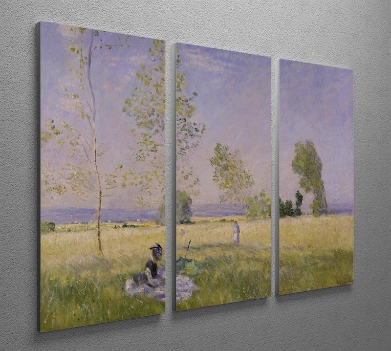 Summer by Monet Split Panel Canvas Print - Canvas Art Rocks - 4