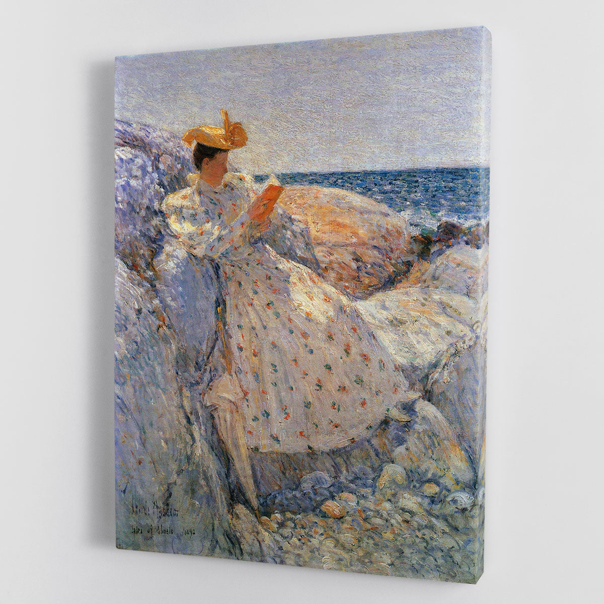 Summer sunlight by Hassam Canvas Print or Poster - Canvas Art Rocks - 1
