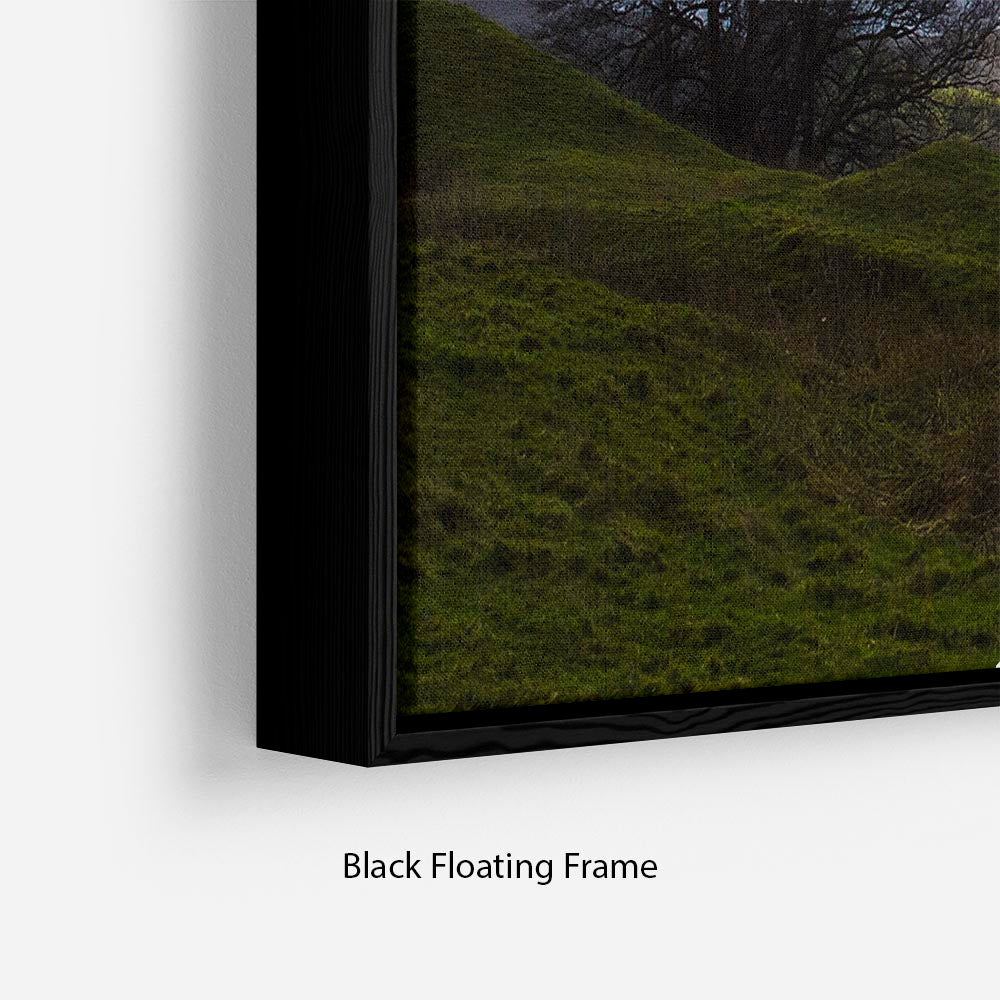 Sunlight on the Lake District Floating Frame Canvas - Canvas Art Rocks - 2