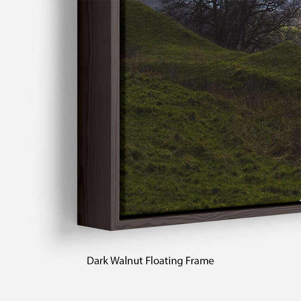 Sunlight on the Lake District Floating Frame Canvas - Canvas Art Rocks - 6
