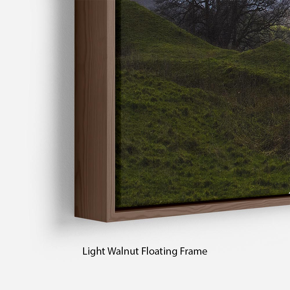 Sunlight on the Lake District Floating Frame Canvas - Canvas Art Rocks - 8