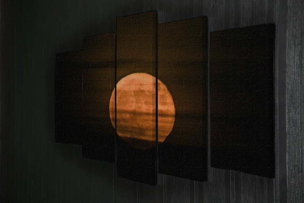 Super moon 5 Split Panel Canvas - Canvas Art Rocks - 2