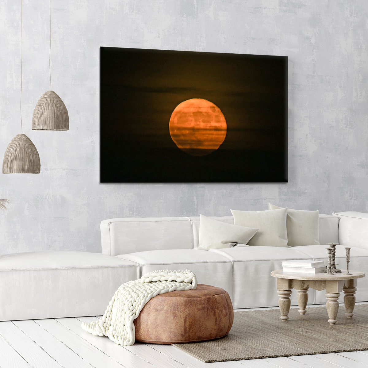 Super moon Canvas Print or Poster - Canvas Art Rocks - 6