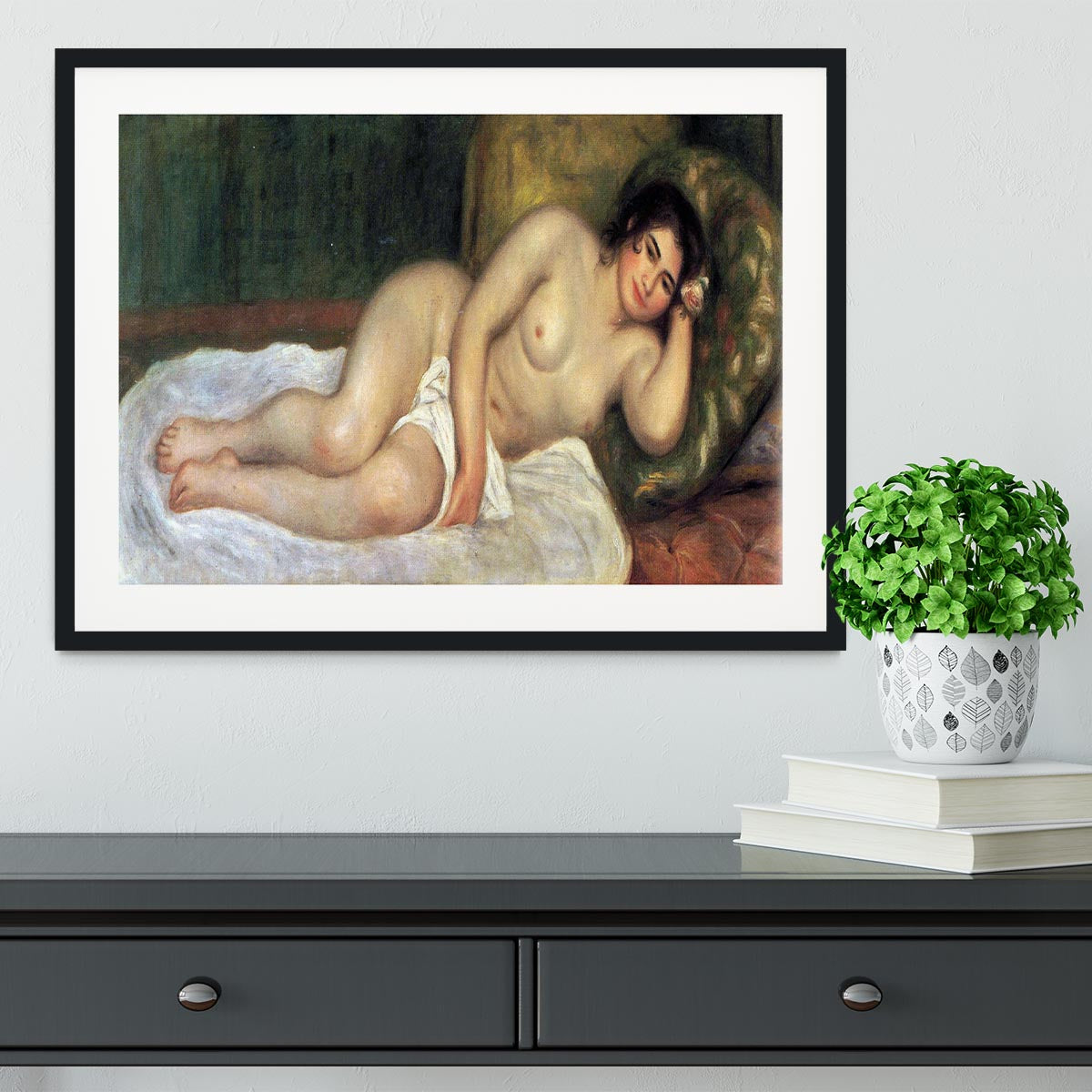 Supporting act by Renoir Framed Print - Canvas Art Rocks - 1
