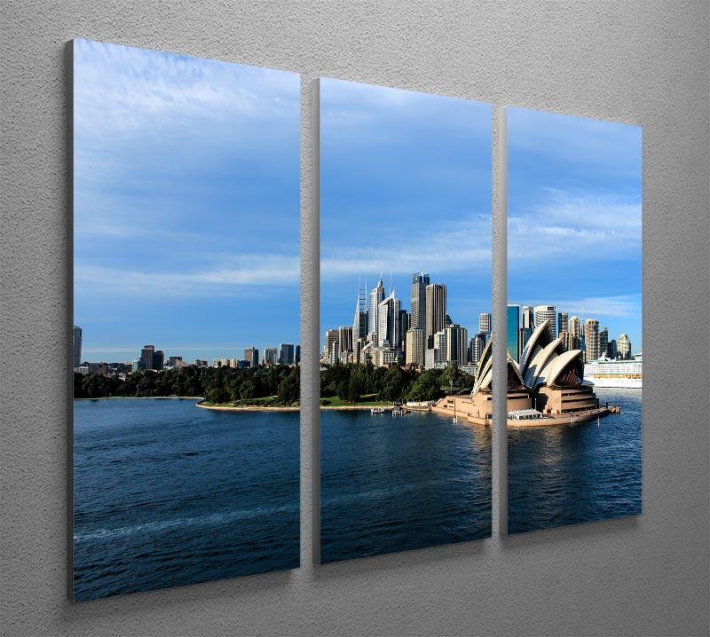 Sydney Australia City Skyline 3 Split Panel Canvas Print - Canvas Art Rocks - 2