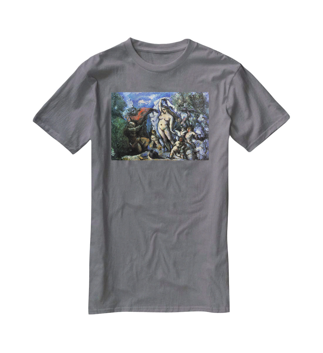 Temptation of St Anthony by Cezanne T-Shirt - Canvas Art Rocks - 3