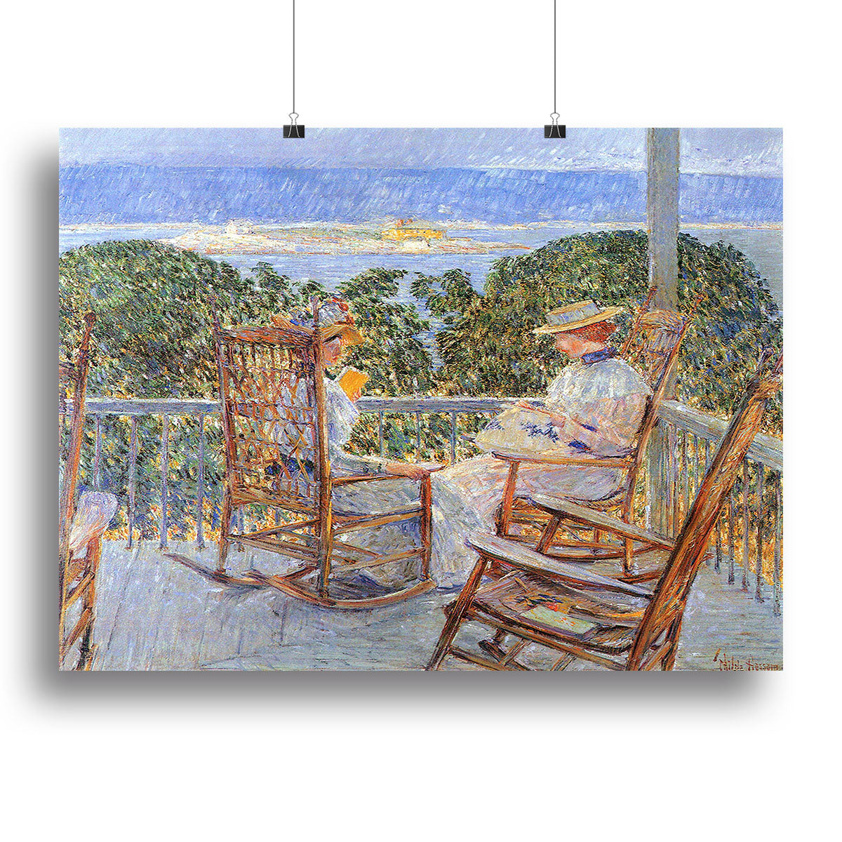 Ten Pound Island by Hassam Canvas Print or Poster - Canvas Art Rocks - 2