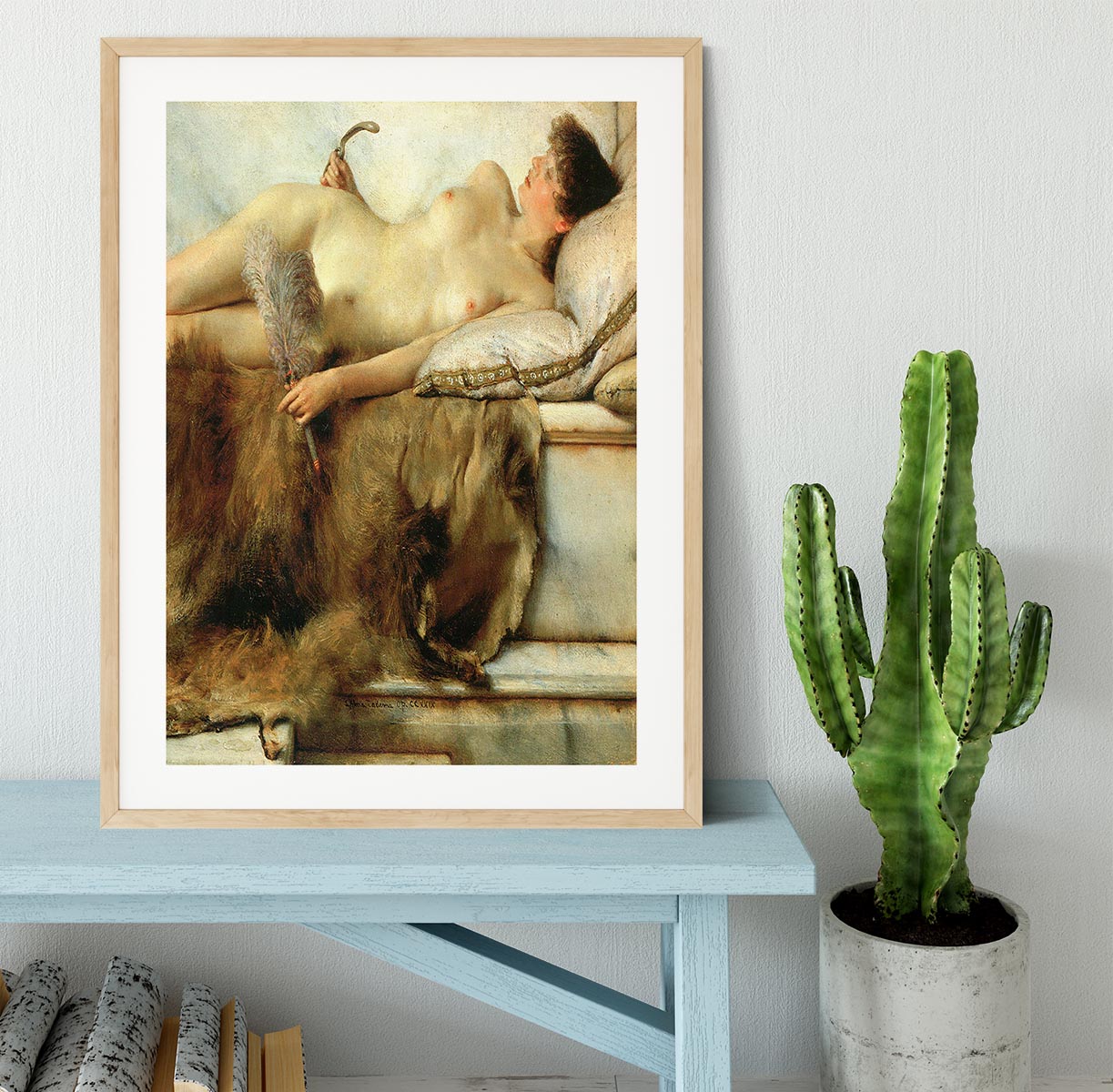 Tepidarium by Alma Tadema Framed Print - Canvas Art Rocks - 3