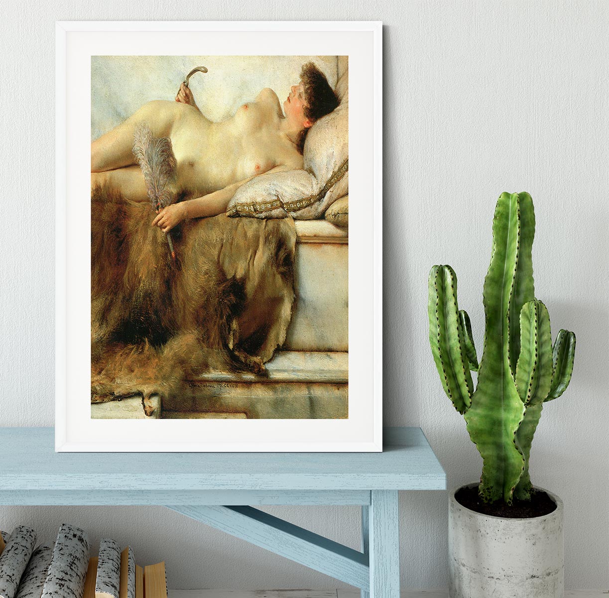 Tepidarium by Alma Tadema Framed Print - Canvas Art Rocks - 5