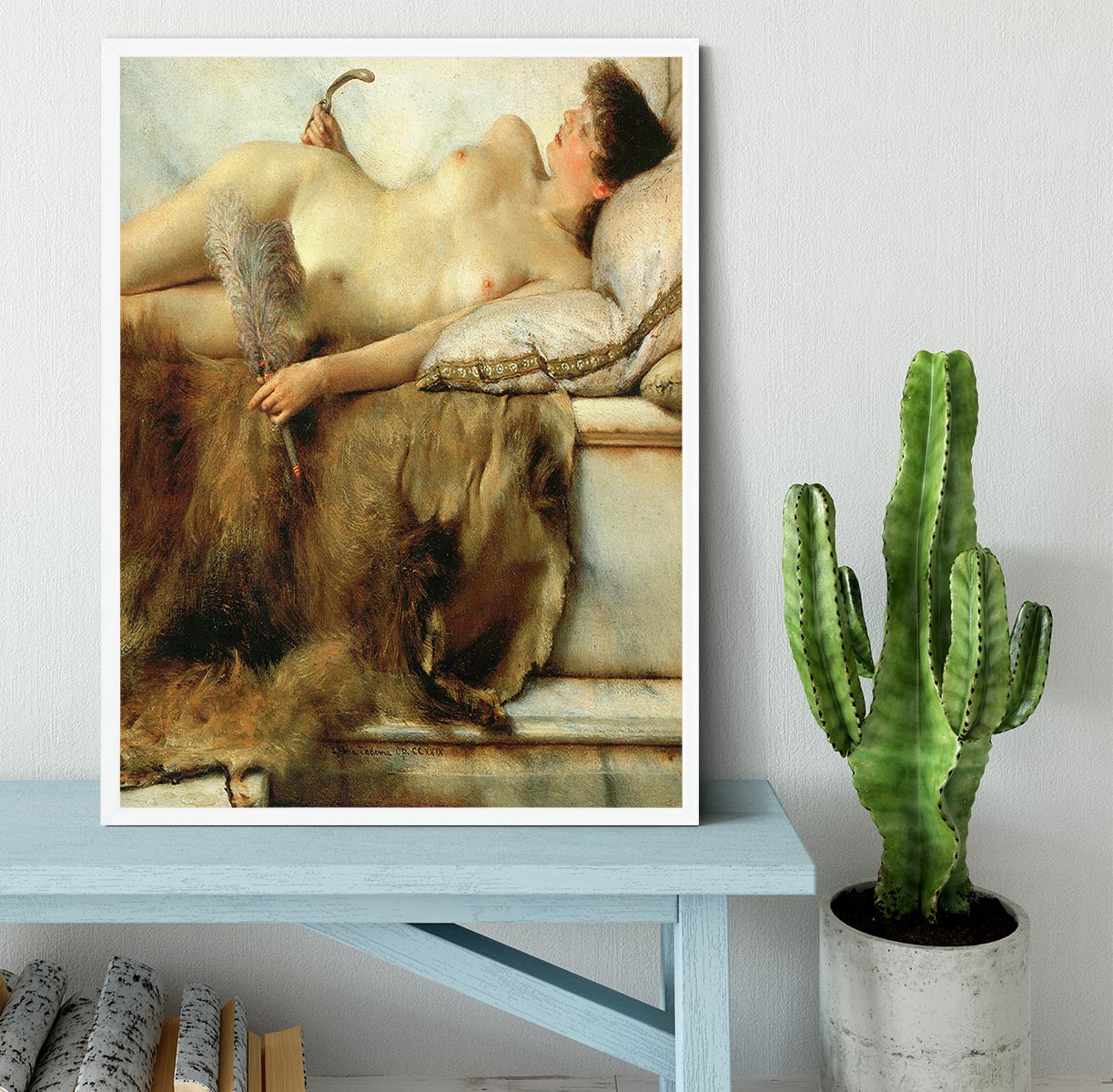 Tepidarium by Alma Tadema Framed Print - Canvas Art Rocks -6