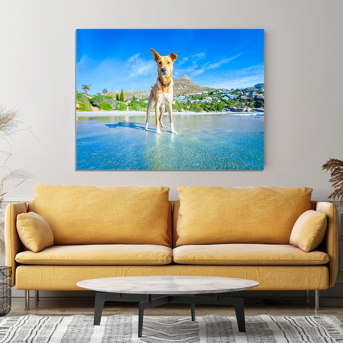 Terrier dog having fun Canvas Print or Poster - Canvas Art Rocks - 4