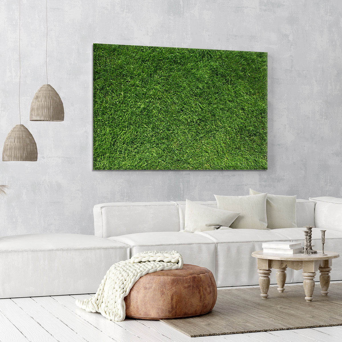 Texture of green grass Canvas Print or Poster - Canvas Art Rocks - 6