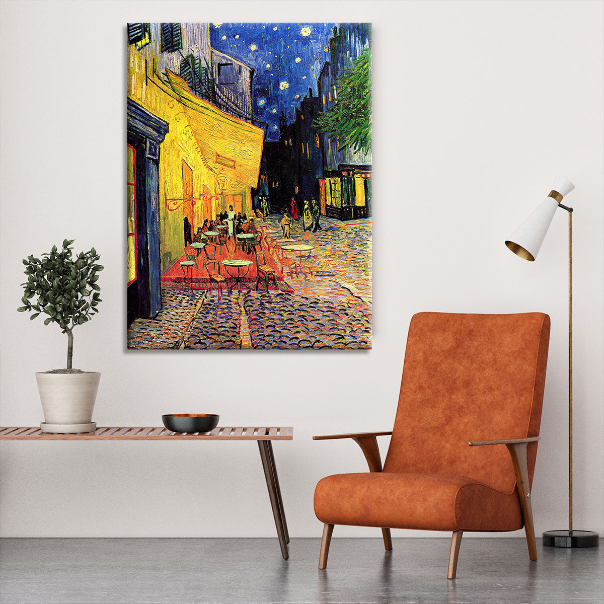 Van Gogh The Terrace Cafe Canvas Print or Poster